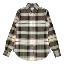 Load image into Gallery viewer, 2000’S BROOKS BROTHERS BLACK FLEECE MADE IN USA PLAID OXFORD CLOTH L/S B.D. SHIRT SMALL
