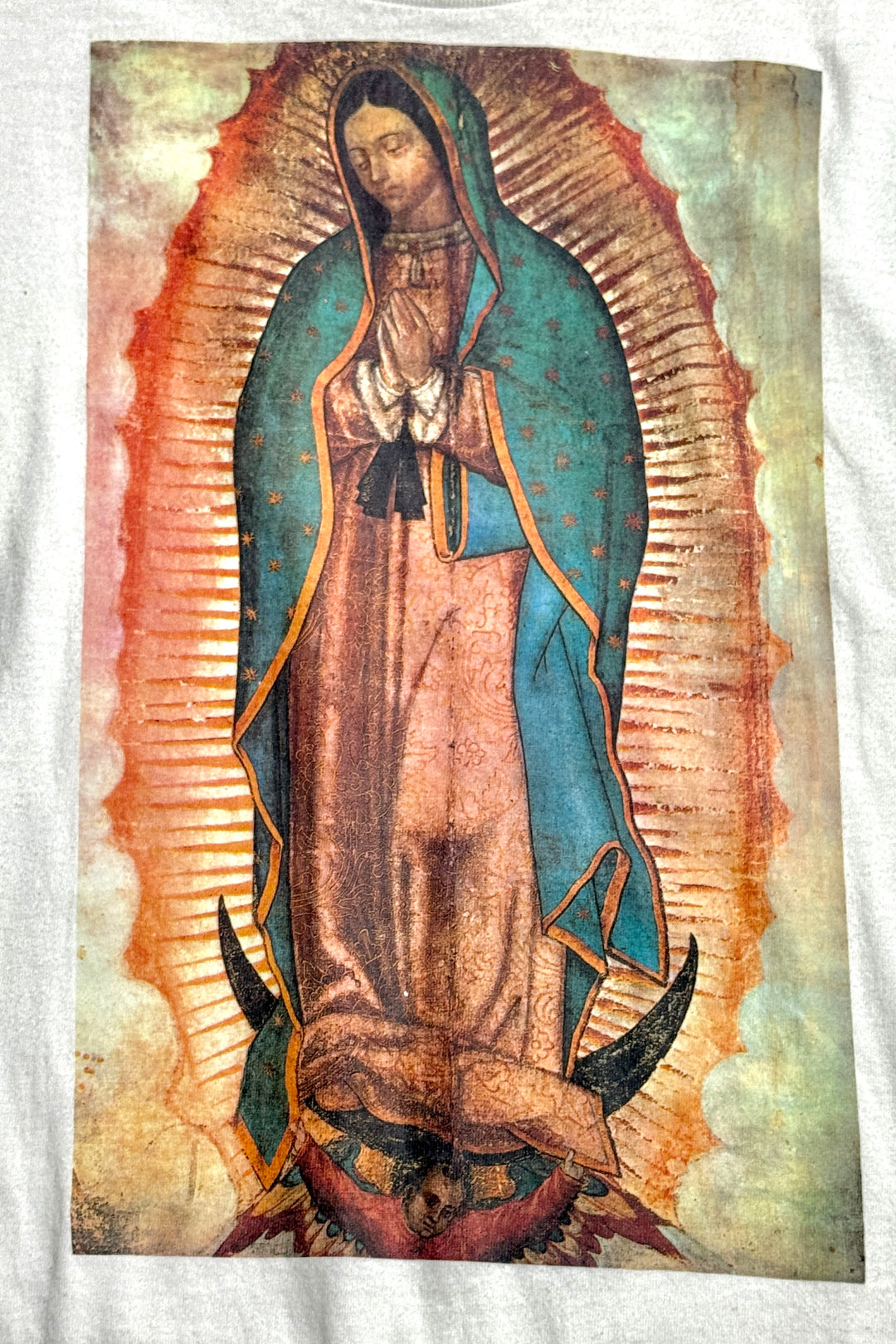 1990’S DEADSTOCK APPARITION OF GUADALUPE PAINTING SINGLE STITCH S/S T-SHIRT LARGE