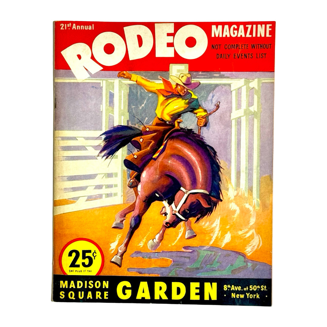 21st ANNUAL RODEO MAGAZINE MADISON SQUARE GARDEN