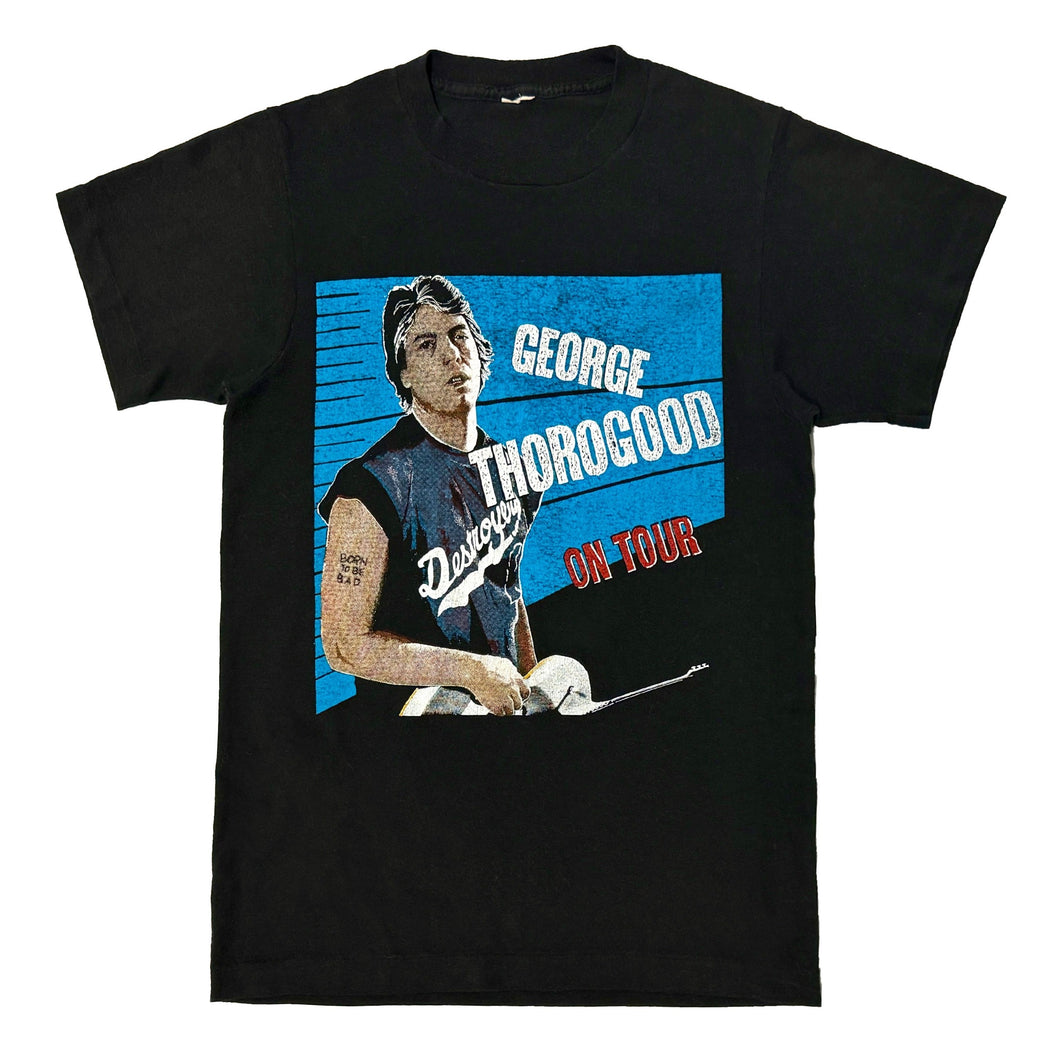 1980’S GEORGE THOROGOOD BORN TO BE BAD MADE IN USA S/S T-SHIRT SMALL