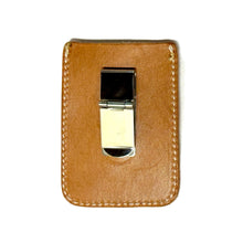 Load image into Gallery viewer, 1980’S WESTERN HANDTOOLED LEATHER MONEY CLIP
