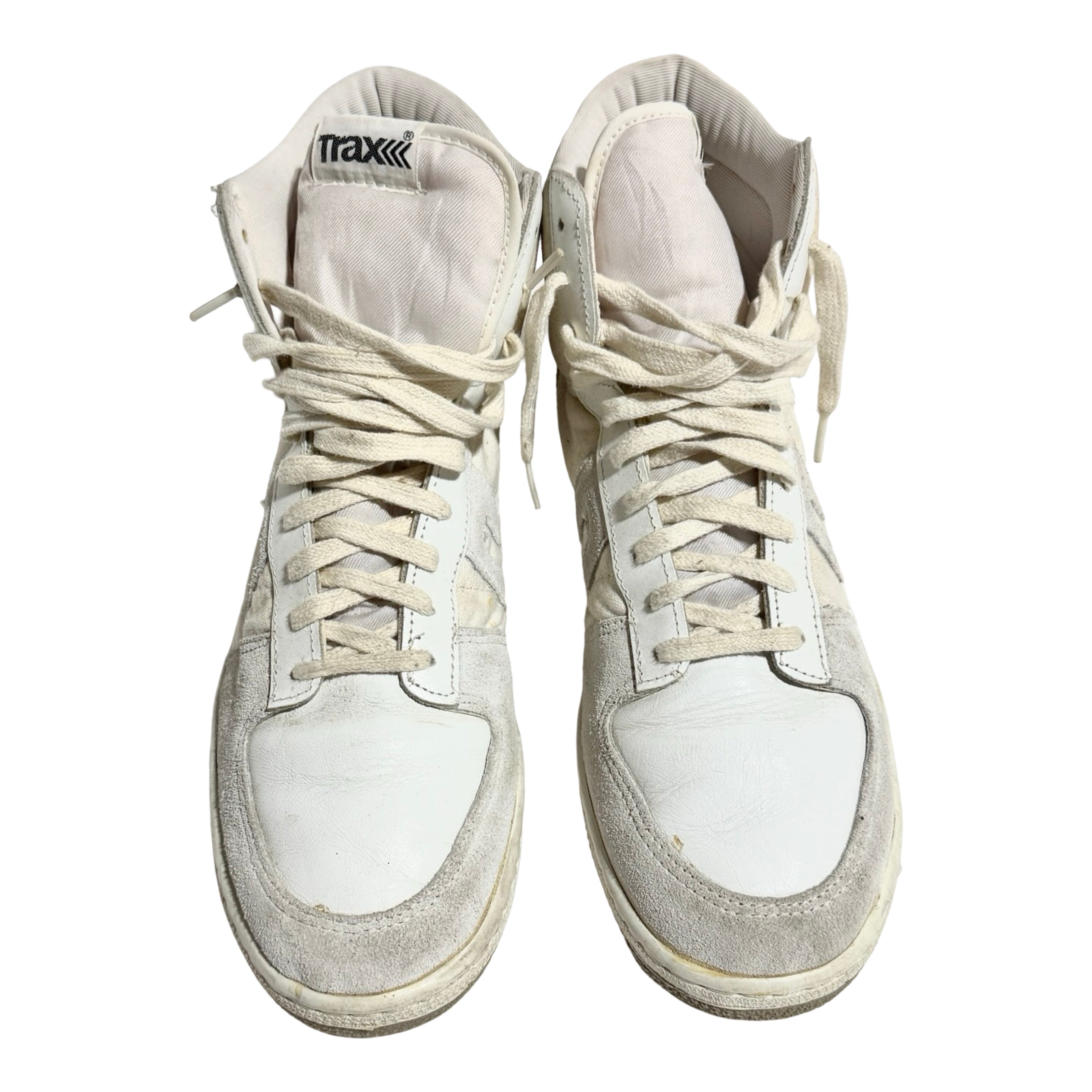 1980'S TRAX HIGH TOP LEATHER BASKETBALL SHOES 11 – Mask Santa Fe
