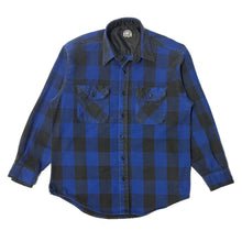 Load image into Gallery viewer, 1990’S KEY POLAR KING MADE IN USA CHECK FLANNEL L/S B.D. SHIRT LARGE
