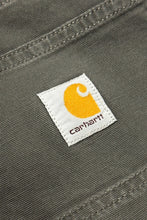 Load image into Gallery viewer, 1990’S CARHARTT GREY CANVAS CARPENTER WORKWEAR PANTS 34 X 30
