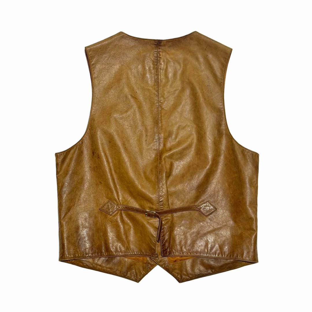 Bounty Hunter leather vest back