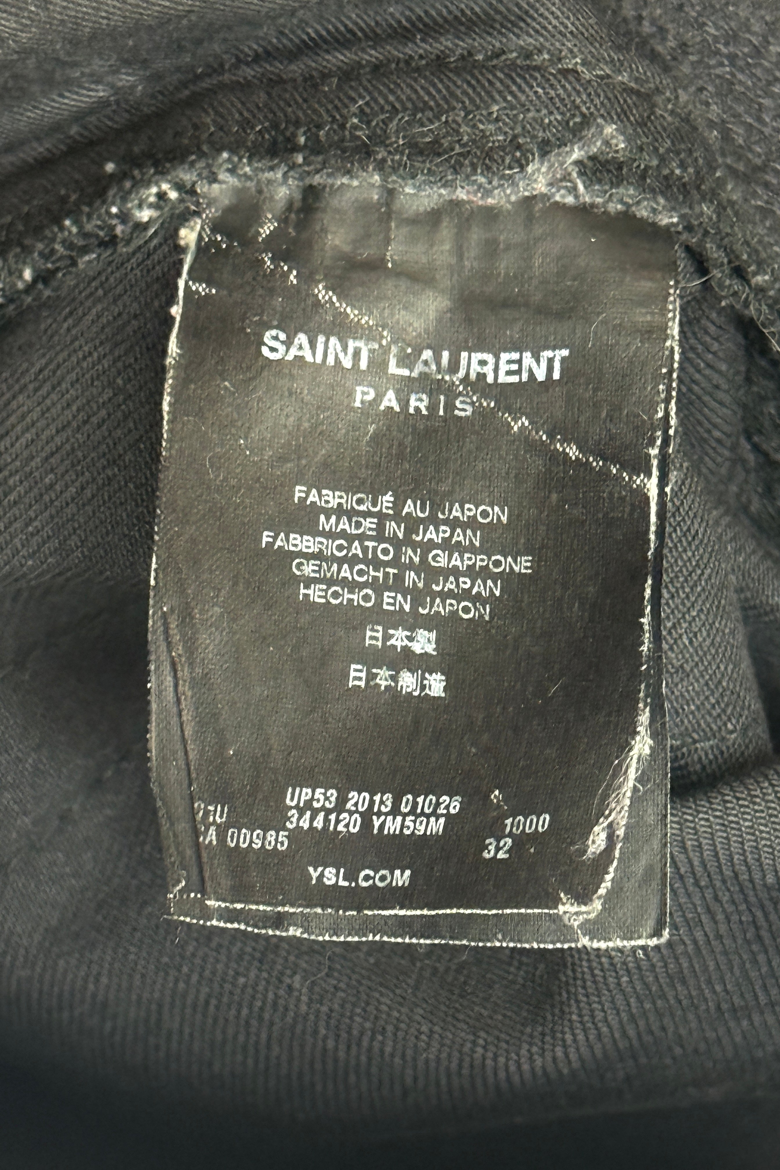 2000'S SAINT LAURENT PARIS MADE IN JAPAN HEDI SLIMANE ERA