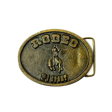 Load image into Gallery viewer, 1970’S KOLEACO MADE IN USA CASTED RODEO BELT BUCKLE
