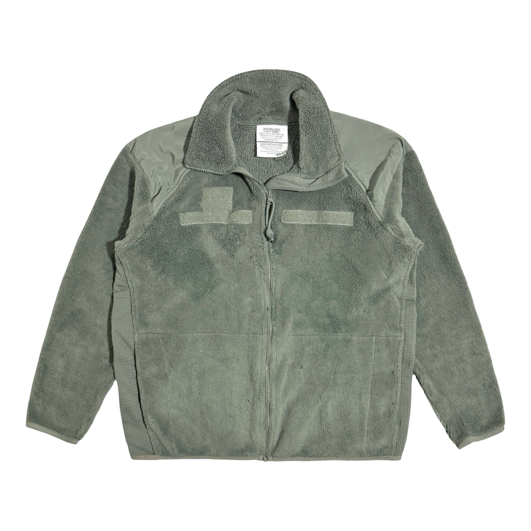 2000’S US ARMY MADE IN USA SHERPA FLEECE ZIP JACKET MEDIUM