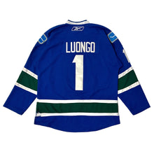 Load image into Gallery viewer, 2000’S LUONGO VANCOUVER MADE IN CANADA L/S HOCKEY JERSEY X-LARGE
