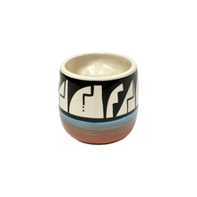 Load image into Gallery viewer, 1970’S GINA BARON UTE MOUNTAIN NAVAJO HAND PAINTED MUG
