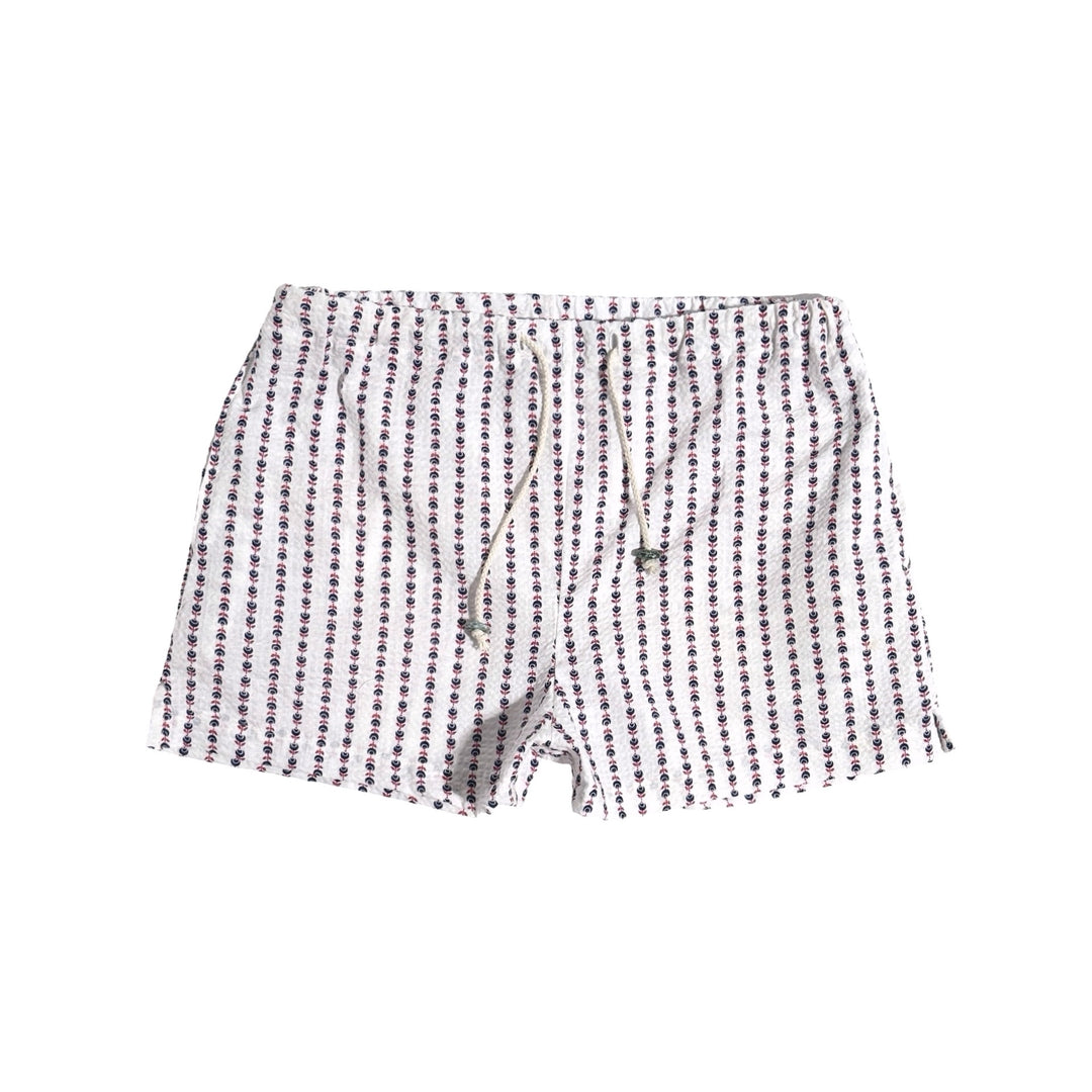 1960’S MASK HANDMADE FLORAL PRINTED SEERSUCKER SUMMER SET M/L