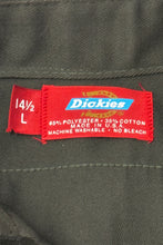 Load image into Gallery viewer, 1970’S DEADSTOCK DICKIES MADE IN USA WORK L/S B.D. SHIRT SMALL
