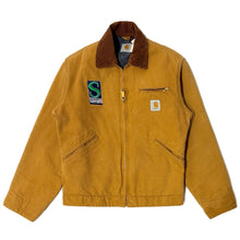 Load image into Gallery viewer, 1990’S CARHARTT MADE IN USA BLANKET LINED CANVAS WORKWEAR ZIP JACKET MEDIUM
