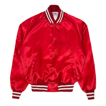 Load image into Gallery viewer, 1980’S SEAGRAMS 7 MADE IN USA SATIN BASEBALL JACKET X-LARGE
