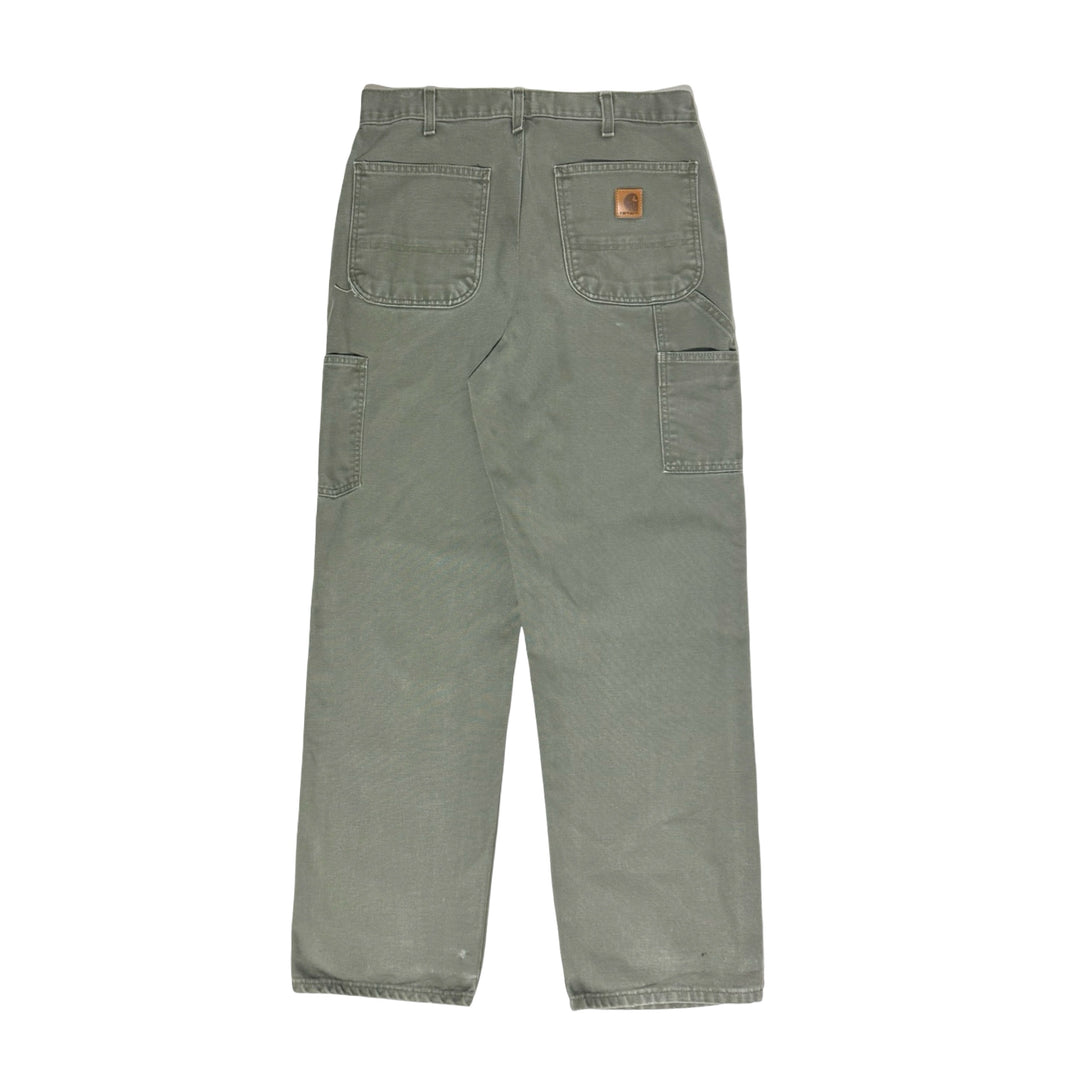 1990’S CARHARTT DUCK CANVAS CARPENTER WORKWEAR PANTS 32 X 32