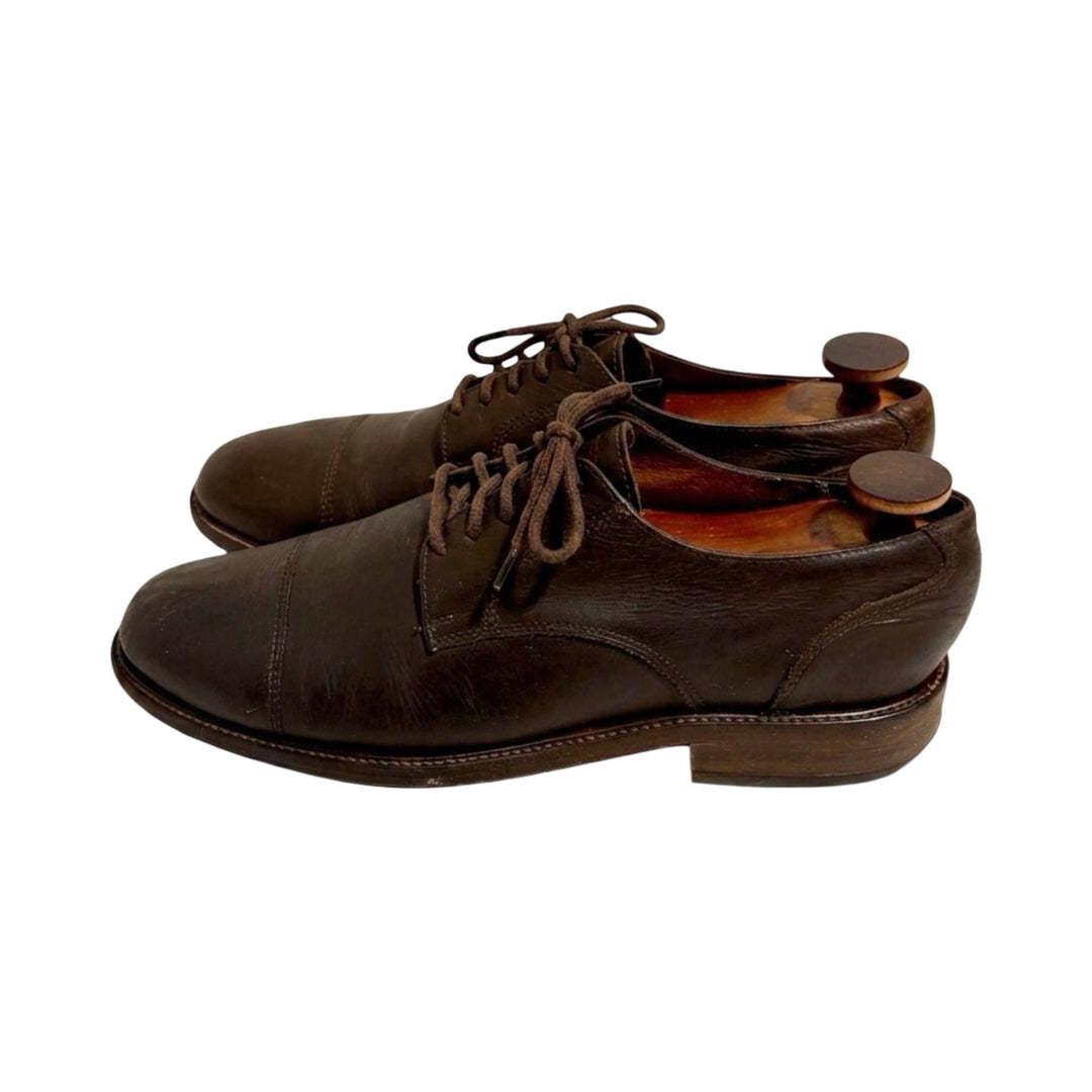 2000’S OUR LEGACY MADE IN USA NORWEGIAN DERBY BROWN LEATHER SHOES EU 43 / US 10