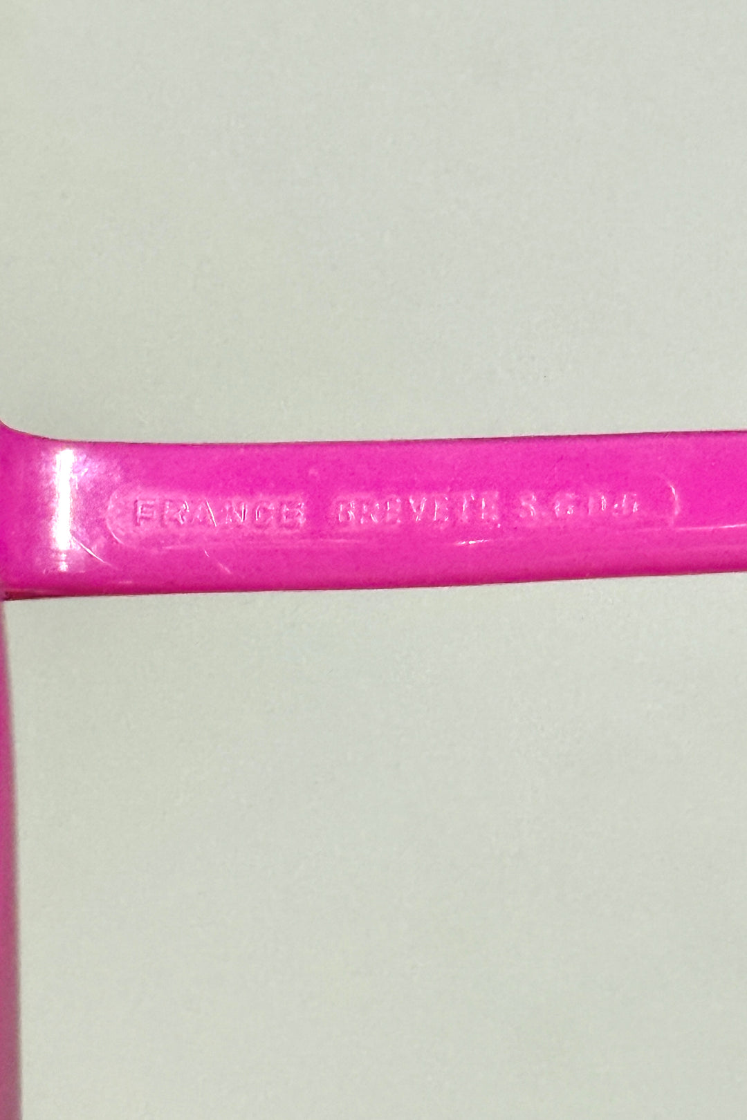 1980’S BOLLÉ MADE IN FRANCE PINK ACETATE IREX 100 MIRRORED LENSE SUNGLASSES