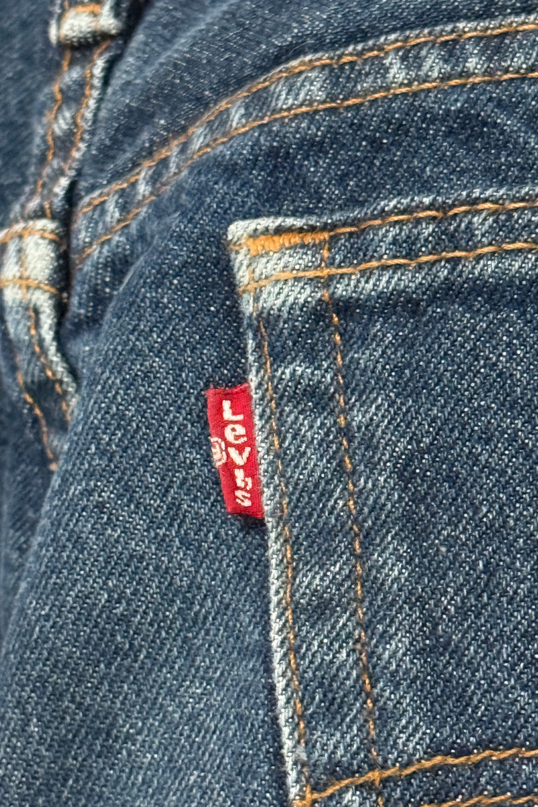 1990’S LEVI’S MADE IN USA 505 DARK WASH STRAIGHT LEG DENIM JEANS 28 X 28