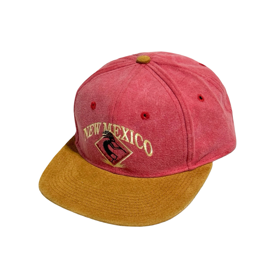 1990’S DEADSTOCK NEW MEXICO KOKOPELLI SUEDE BRIM STONEWASH HAT