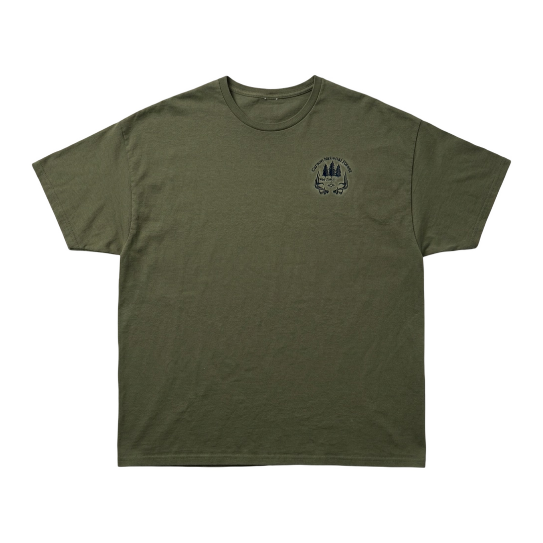 1990’S CARSON NATIONAL FOREST NEW MEXICO EMBROIDERED S/S T-SHIRT XXL