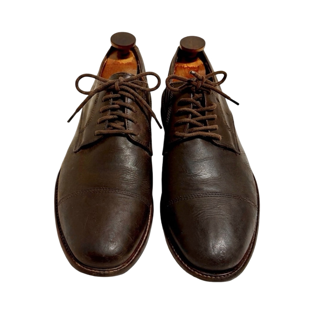 2000’S OUR LEGACY MADE IN USA NORWEGIAN DERBY BROWN LEATHER SHOES EU 43 / US 10