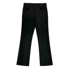 Cargar imagen en el visor de la galería, 1980’S LEVI’S 517 STAPREST MADE IN USA BLACK BOOTCUT PANTS 36 X 30
