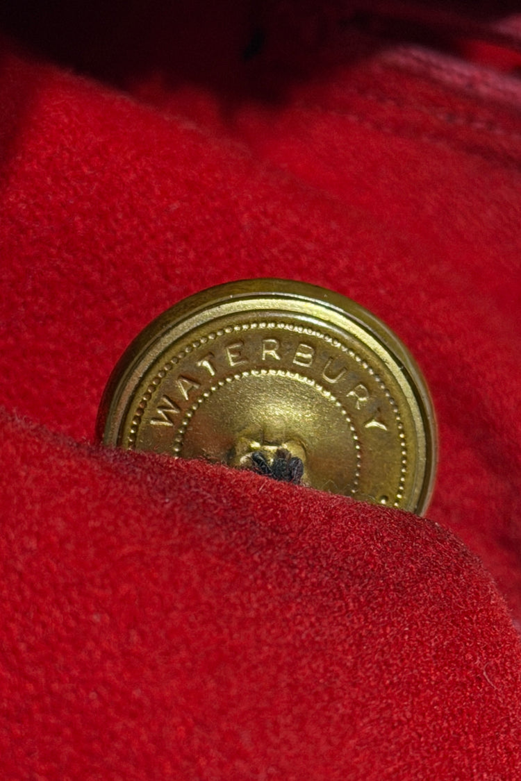 Waterbury Button Co. brass button detail
