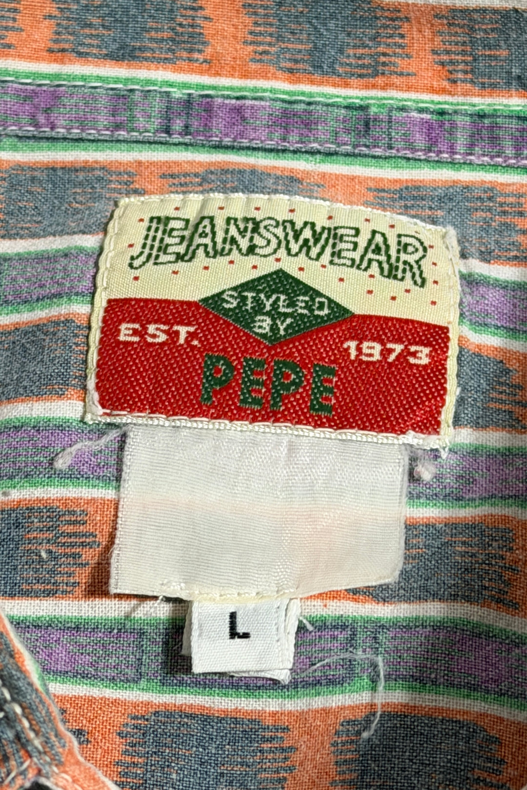 Pepe Jeanswear Est 1973 tag