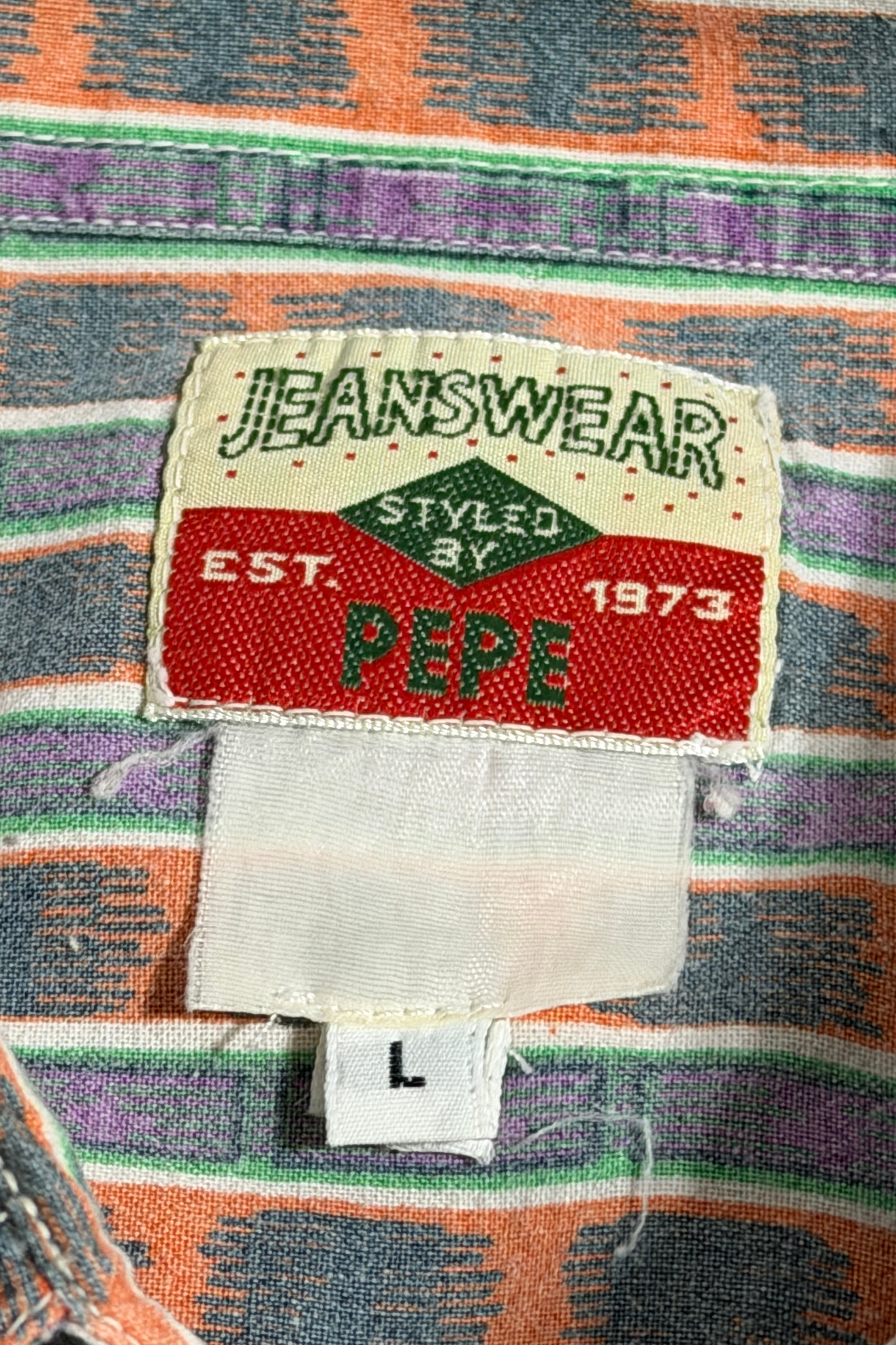 Pepe Jeanswear Est 1973 tag