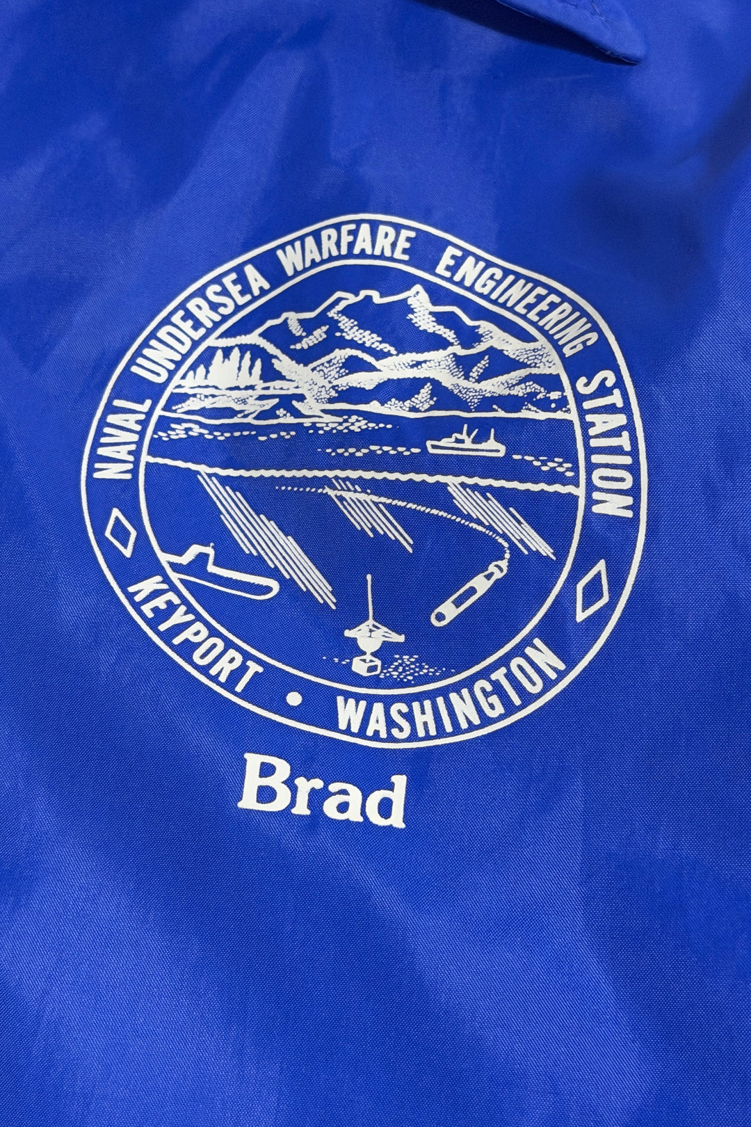 Naval Undersea Warfare Engineering Station patch detail