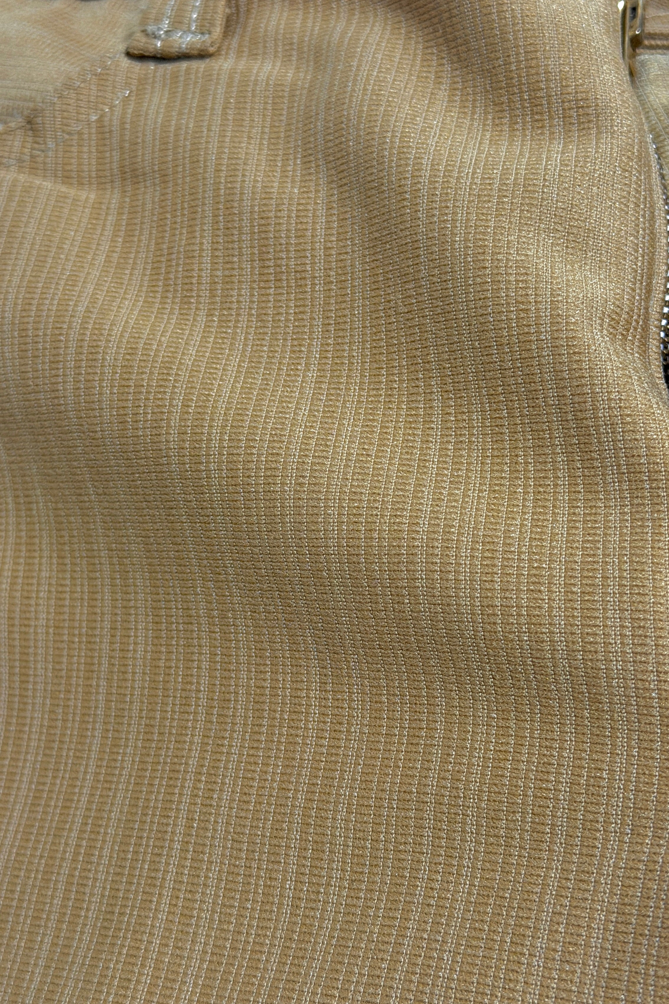 Fenton herringbone fabric detail
