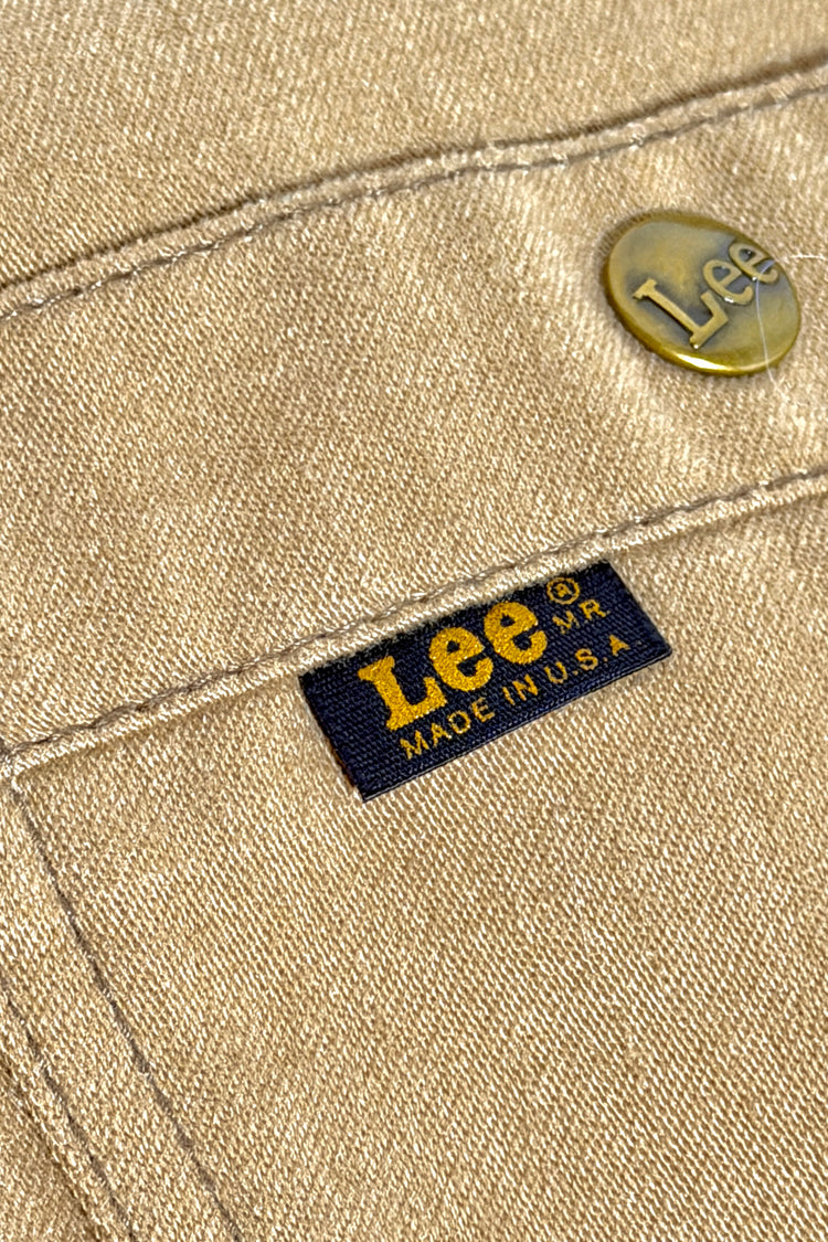 Lee cotton twill fabric detail