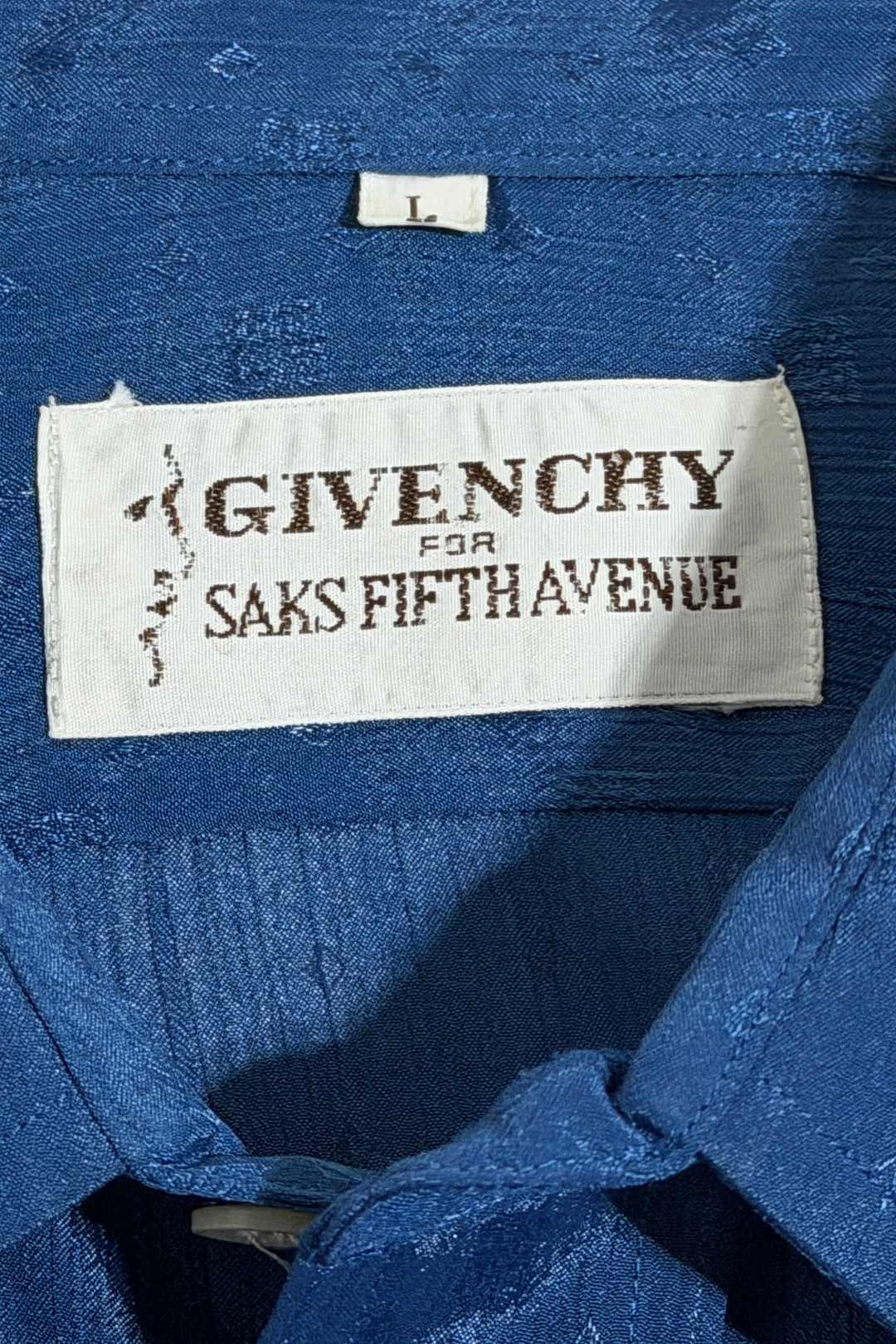 Givenchy for Saks Fifth Avenue tag detail