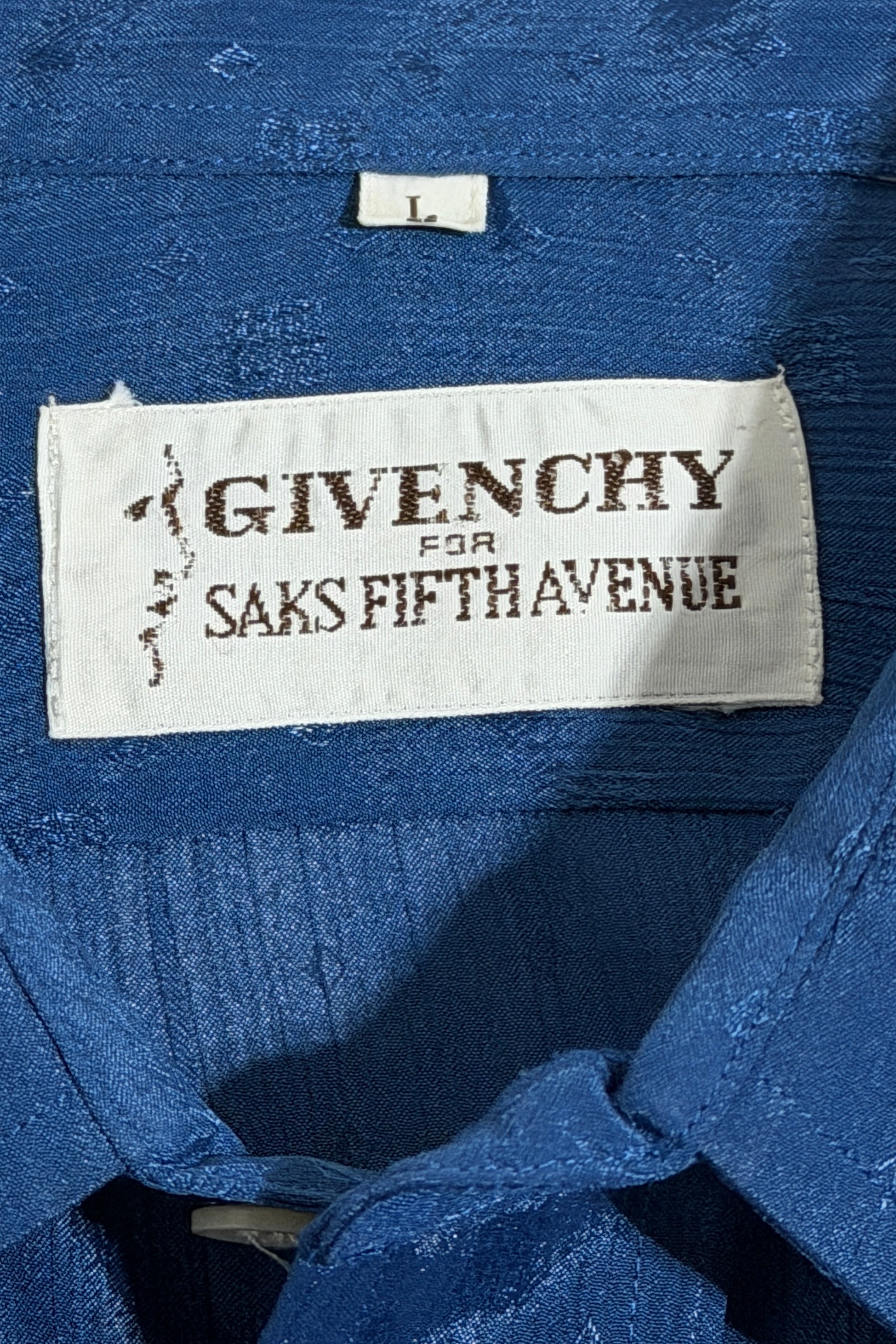 Givenchy for Saks Fifth Avenue tag detail