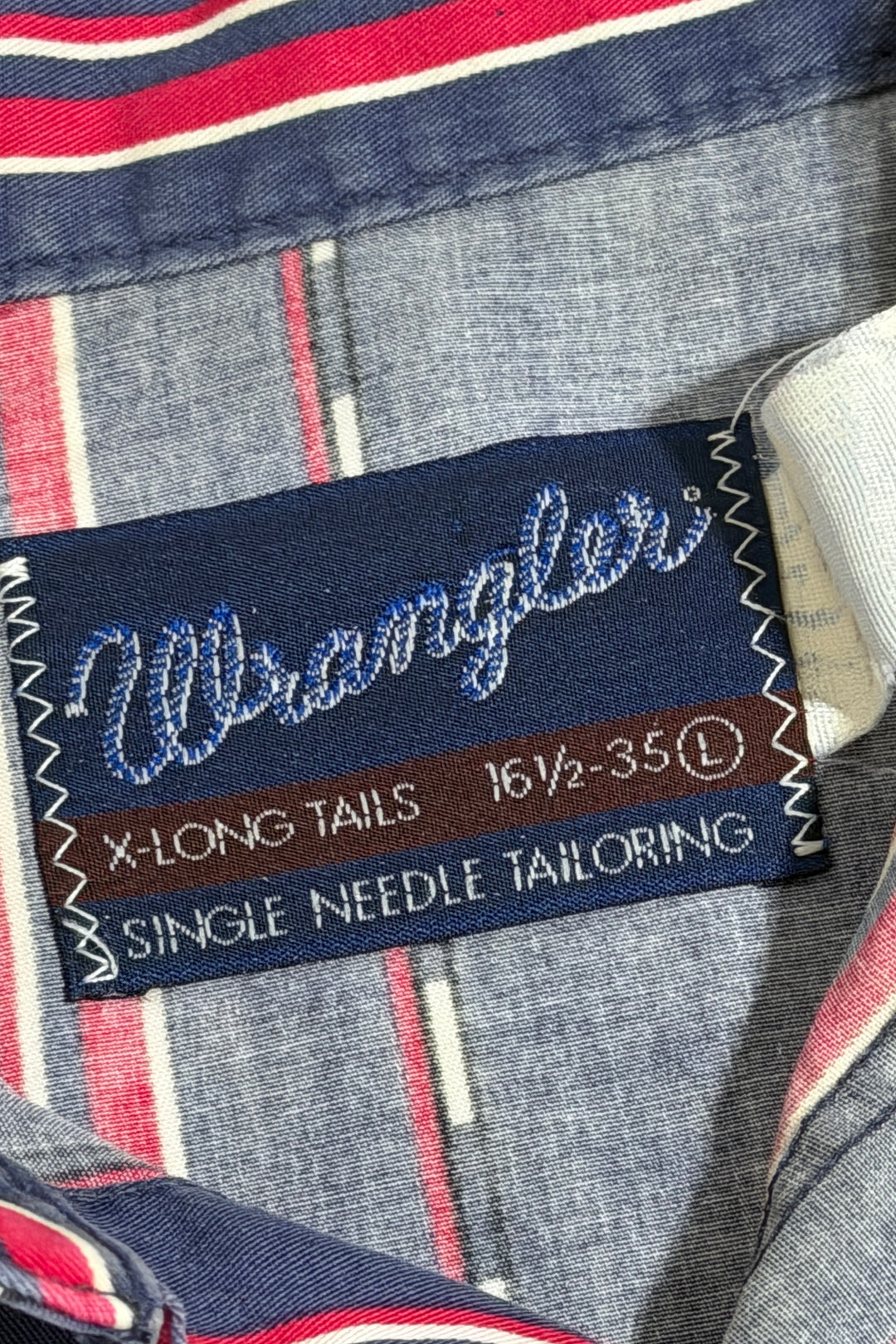 Wrangler X-Long Tails tag