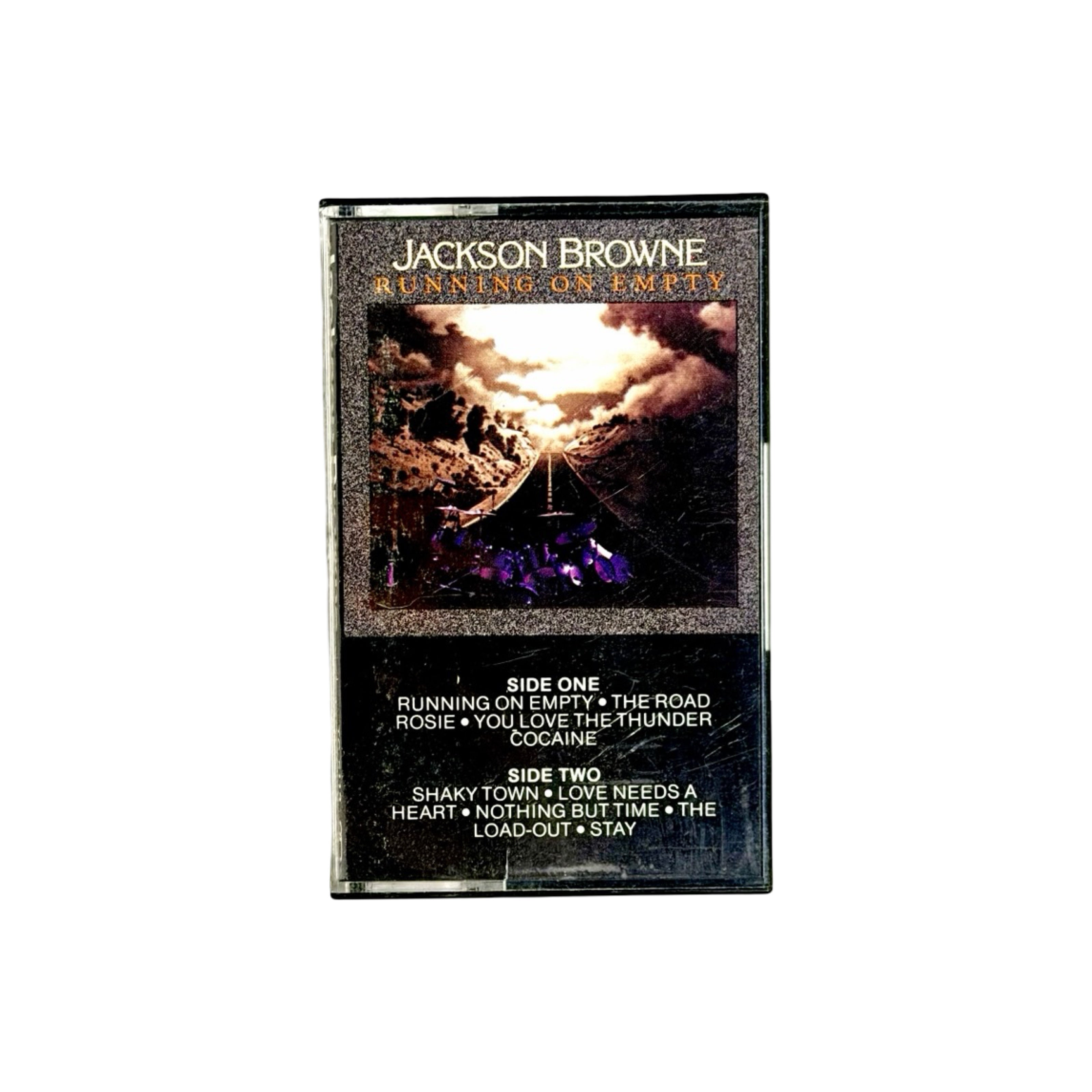 Jackson Browne Running on Empty cassette front cover