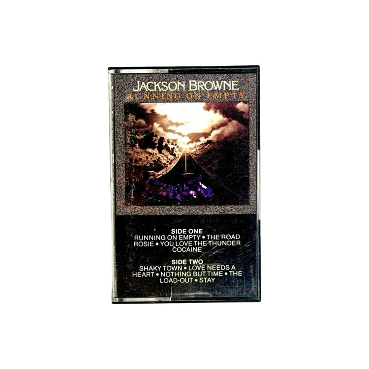 Jackson Browne Running on Empty cassette front cover