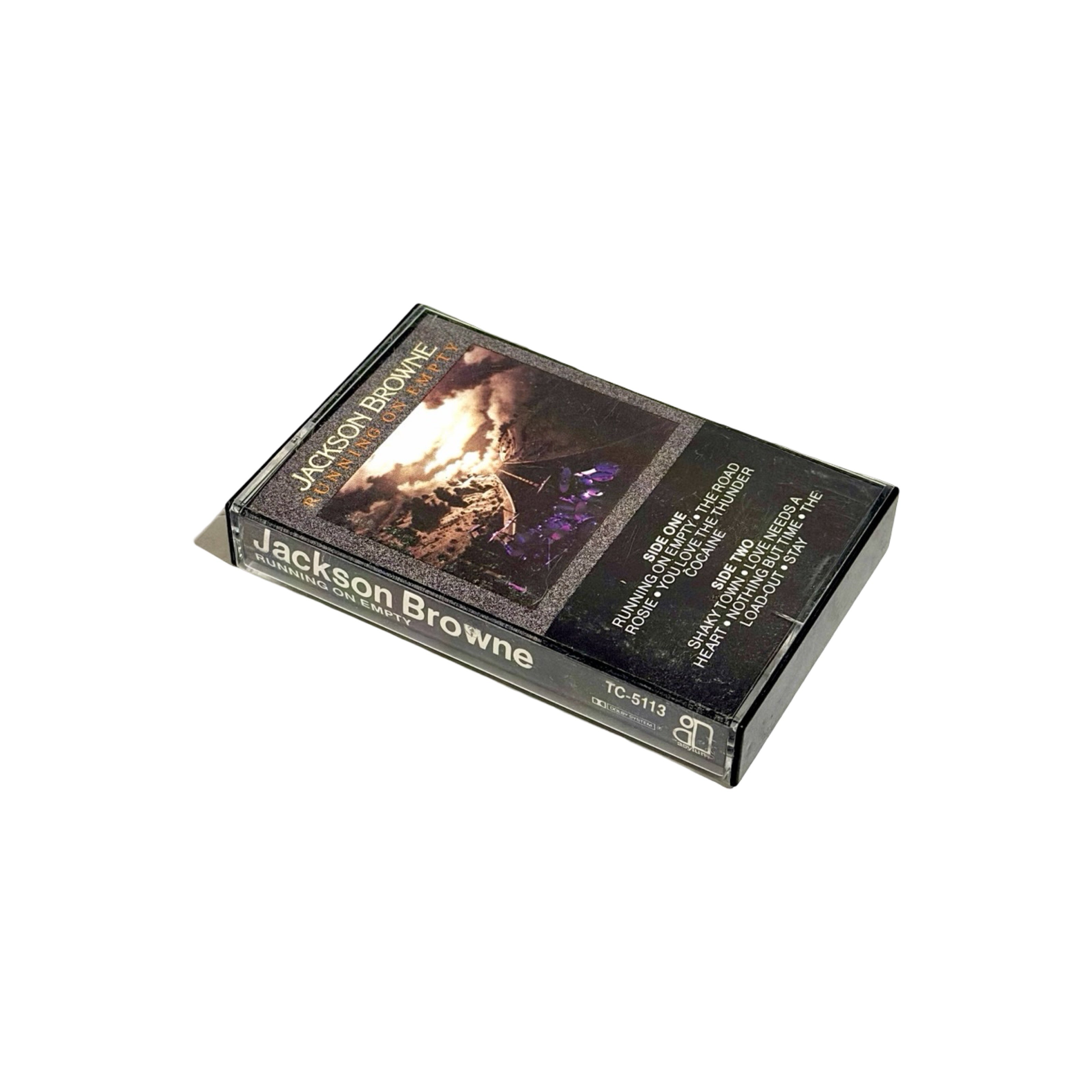 Jackson Browne Running on Empty cassette angle view