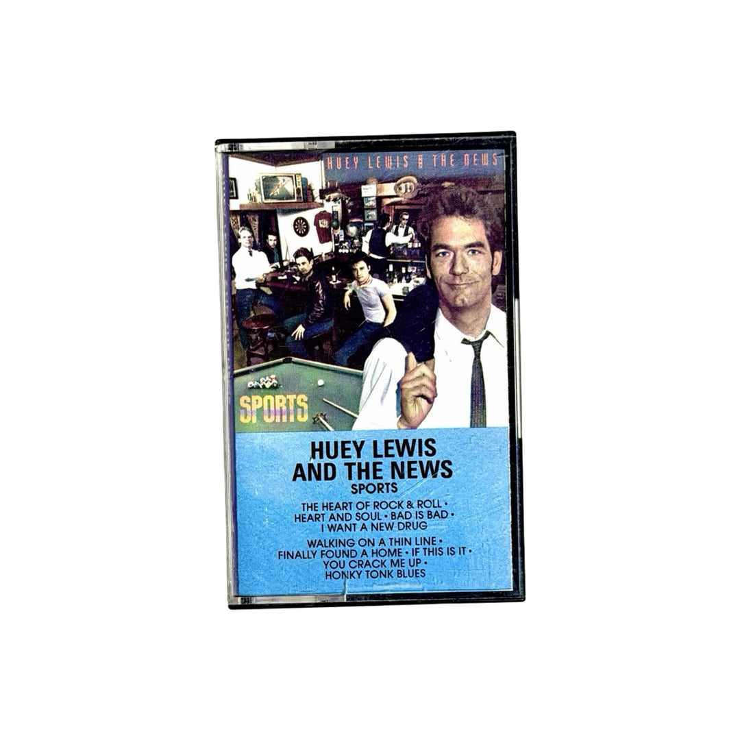 Huey Lewis and the News Sports cassette front cover