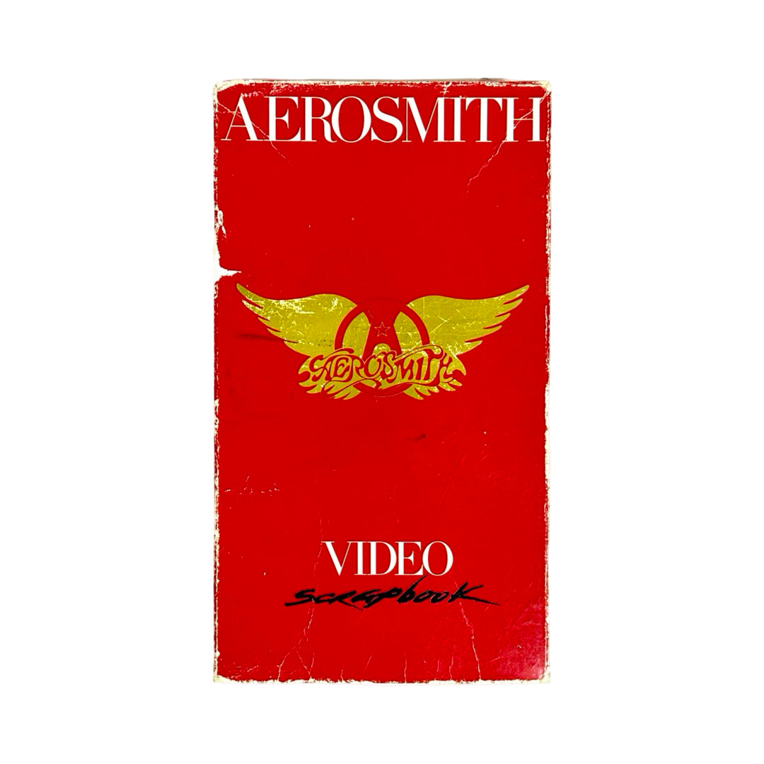 Aerosmith Video Scrapbook VHS front cover
