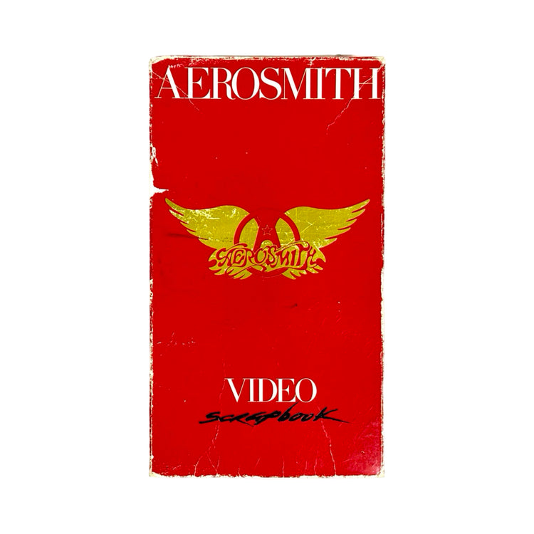 Aerosmith Video Scrapbook VHS front cover