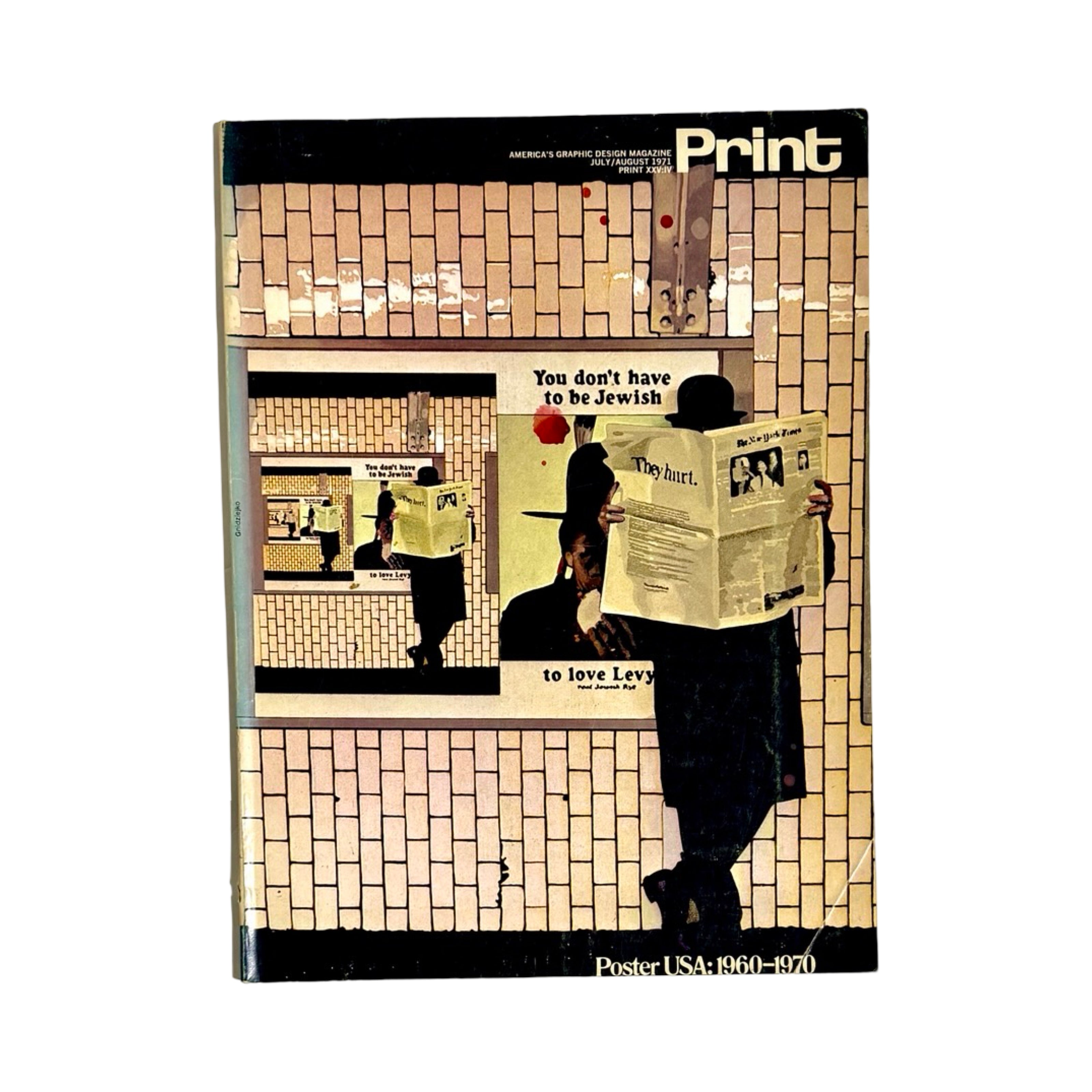1971 Print Magazine Poster USA 1960-1970 cover