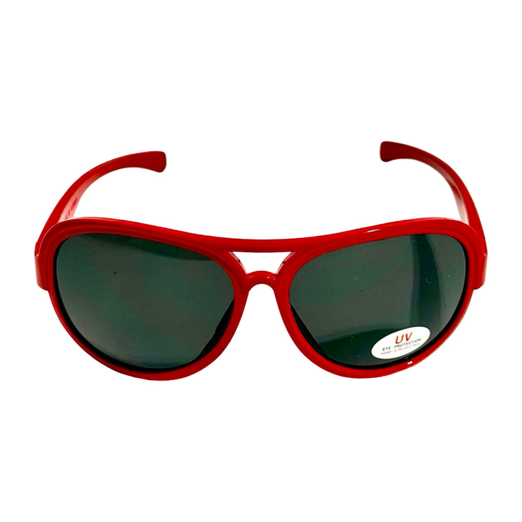 1980s deadstock Red Stripe promotional sunglasses front view