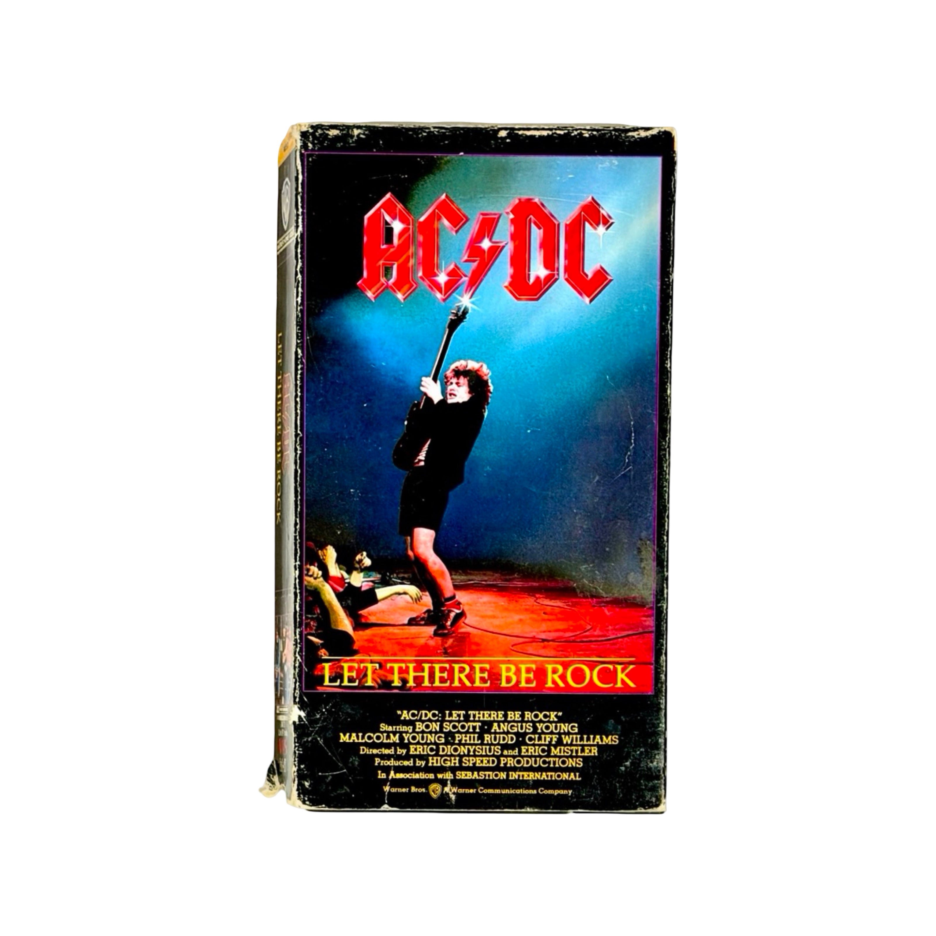 AC/DC Let There Be Rock VHS front cover