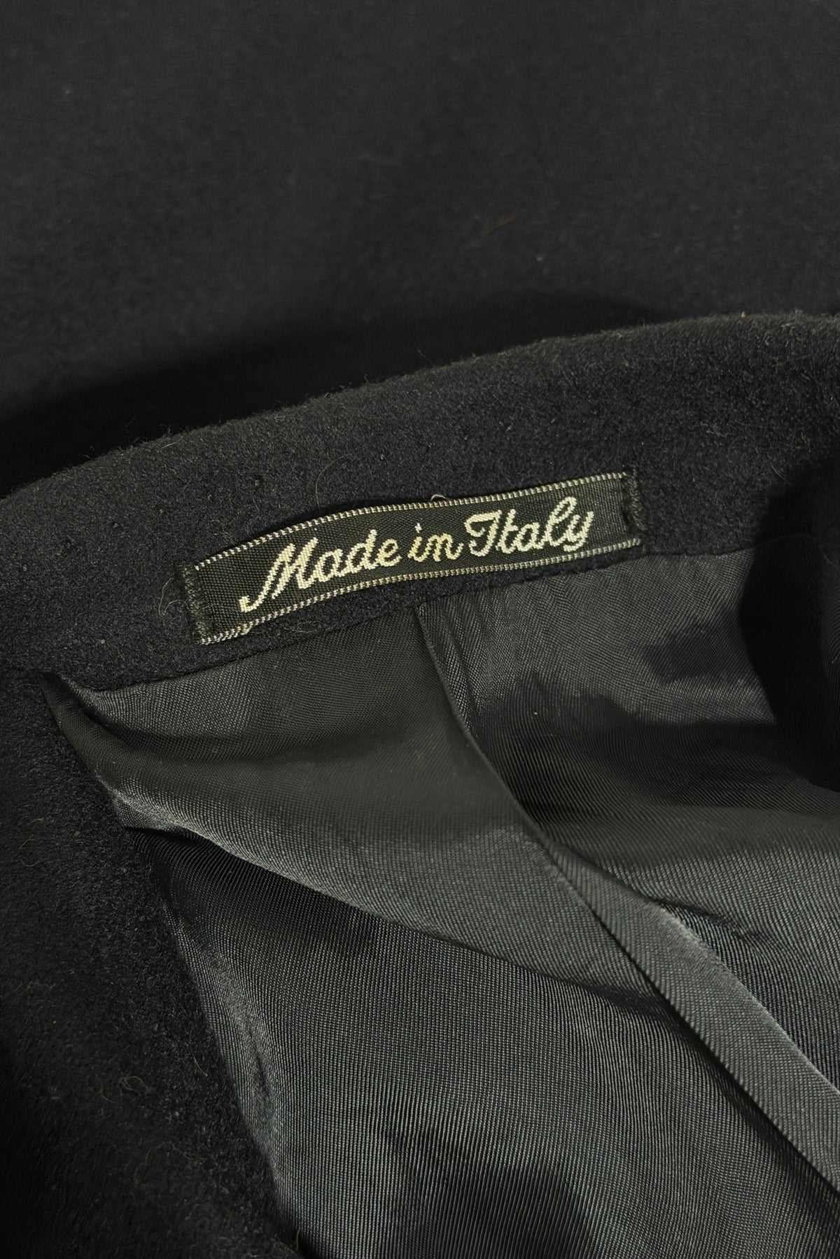 Made in Italy label