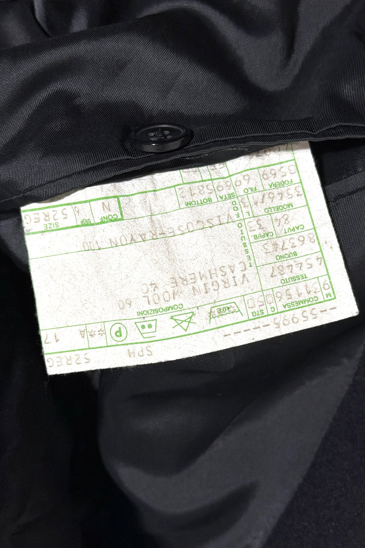 Composition and care tags