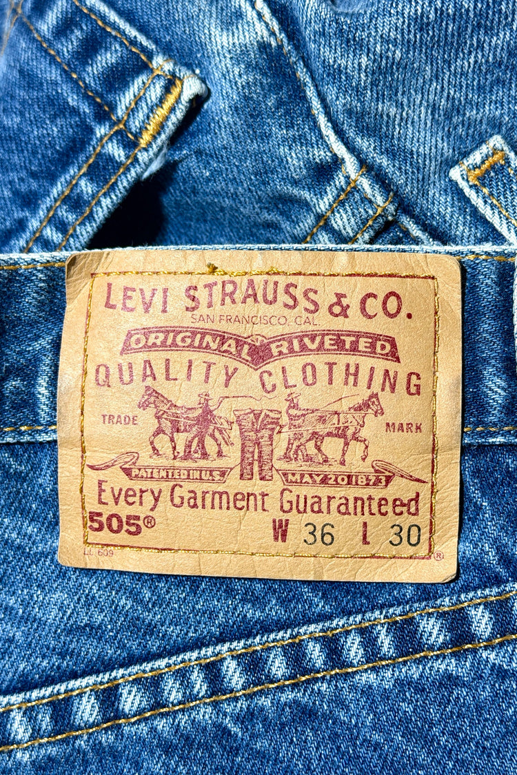 505 leather patch