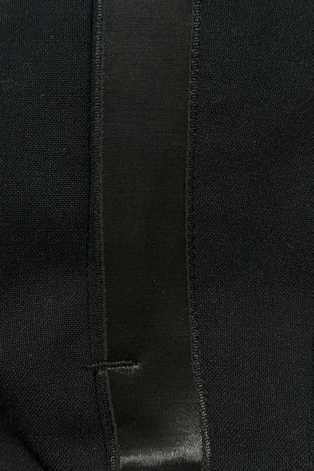 Satin stripe fabric detail