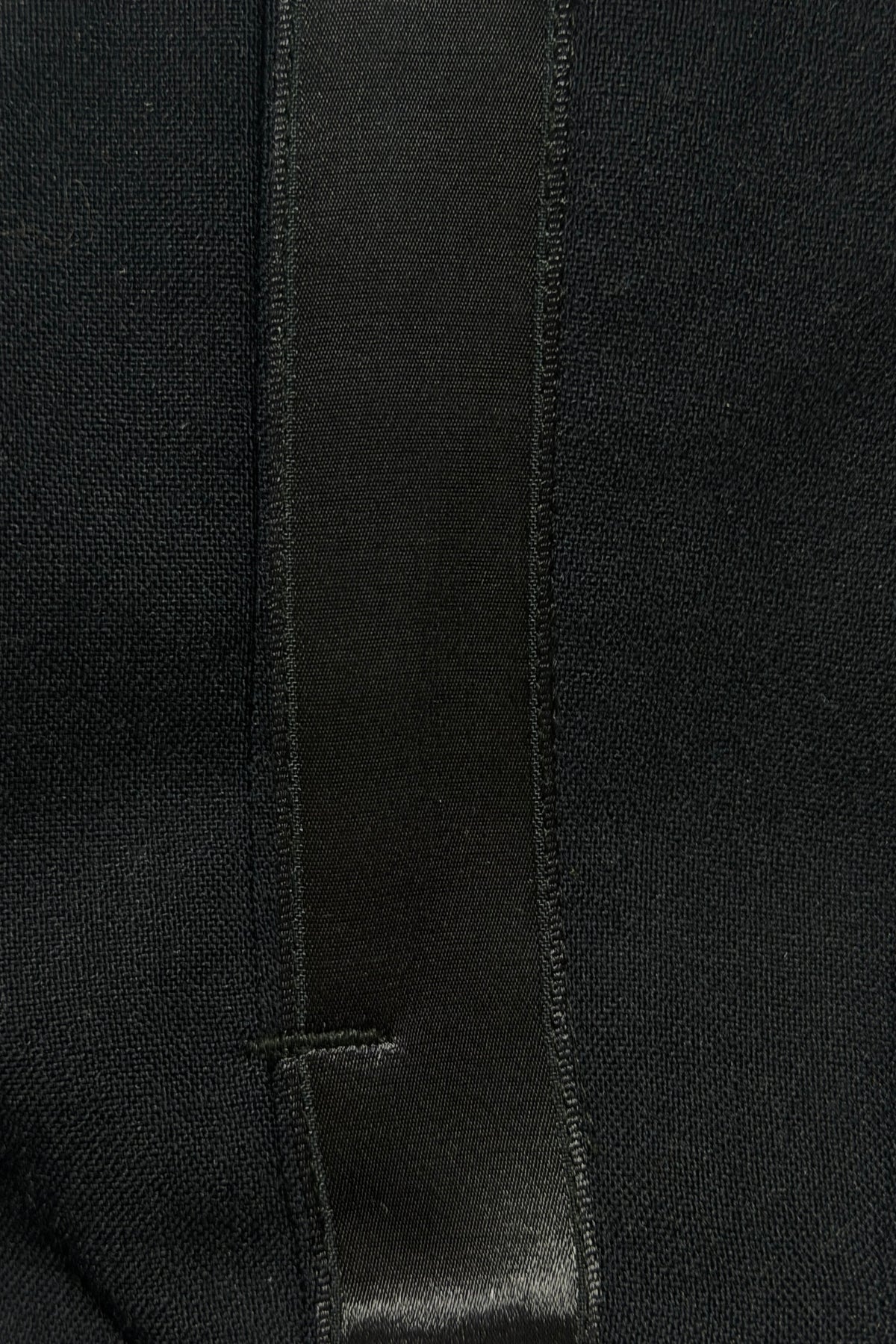 Satin stripe fabric detail