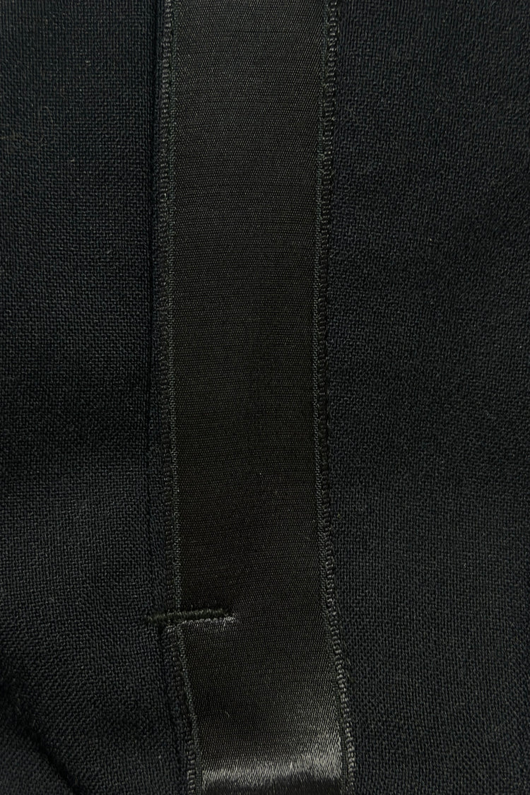 Satin stripe fabric detail